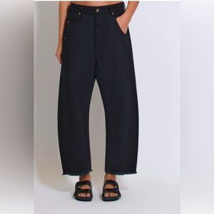 Roucha Delvaux Denim in Solid Black